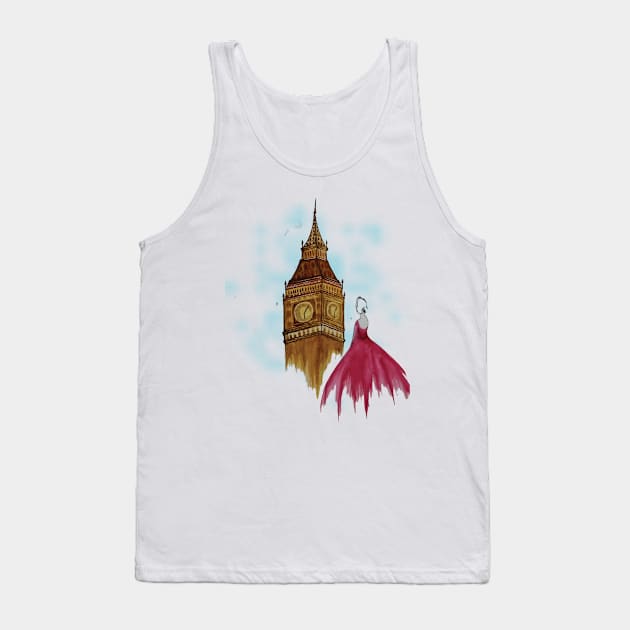 London dreams Tank Top by Mohita--Garg